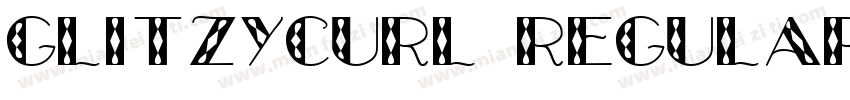 GlitzyCurl Regular字体转换